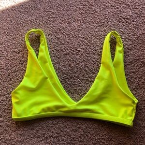 Neon swimsuit bikini top/rave bralette